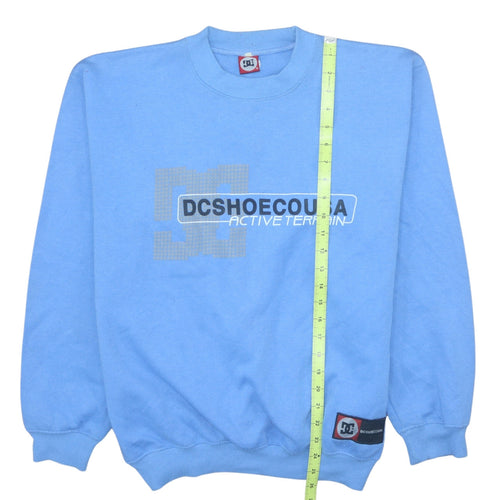 DC Shoes Men's Blue XL Crew Neck Pullover Sweatshirt