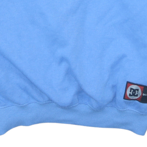 DC Shoes Men's Blue XL Crew Neck Pullover Sweatshirt