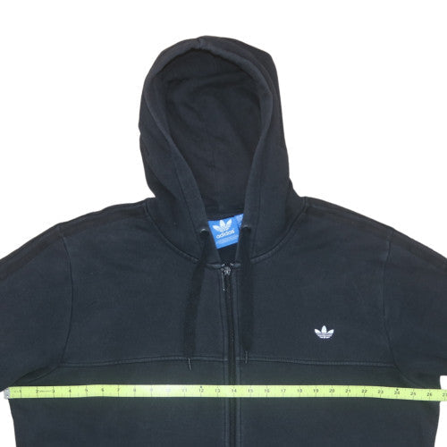adidas Mens Black Full Zip Hoodie 2XL Fleece Sportswear