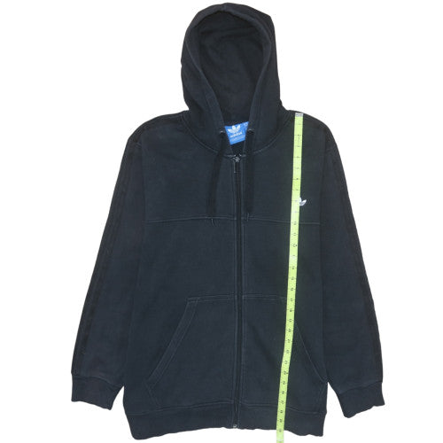 adidas Mens Black Full Zip Hoodie 2XL Fleece Sportswear