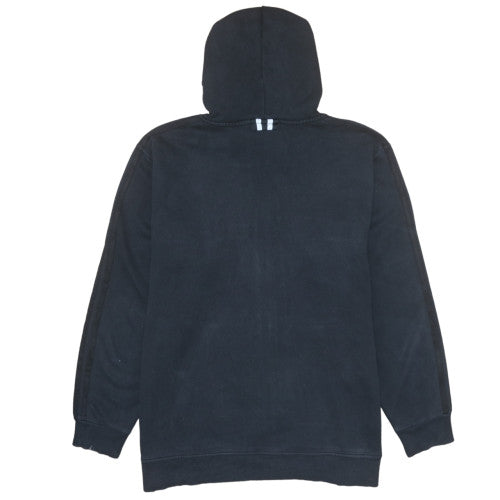 adidas Mens Black Full Zip Hoodie 2XL Fleece Sportswear