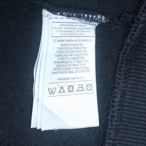 adidas Mens Black Full Zip Hoodie 2XL Fleece Sportswear