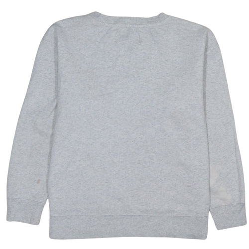Calvin Klein Jeans Womens Grey Cotton Blend Pullover Sweatshirt Size S