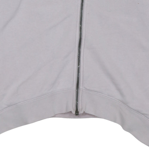 Nike Women’s Beige Full Zip Hoodie Medium Cotton Blend