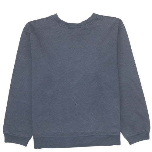 Timberland Men's Blue Embroidered Logo Pullover Sweatshirt M