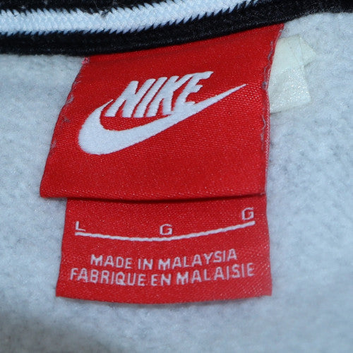 Nike Men's Grey Air Logo Pullover Sweatshirt Size L