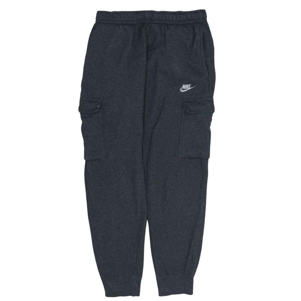 Nike Men's Black Cargo Jogger Sweatpants Small Fleece Lined