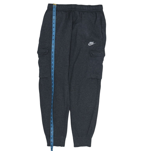 Nike Men's Black Cargo Jogger Sweatpants Small Fleece Lined