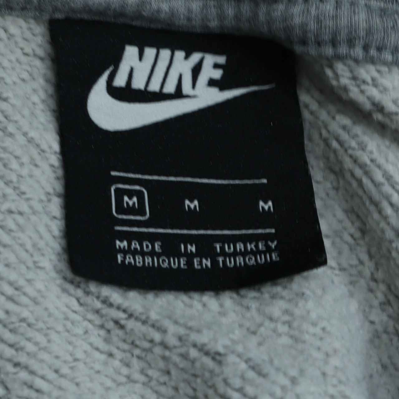 Nike Women Grey Logo Crew Neck Pullover Sweatshirt M
