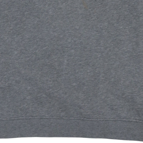 Nike Women Grey Logo Crew Neck Pullover Sweatshirt M