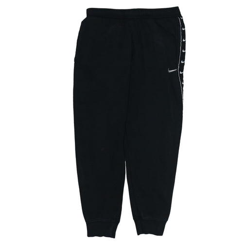 Nike Men's Black Jogger Sweatpants S Regular Fit Fleece Logo