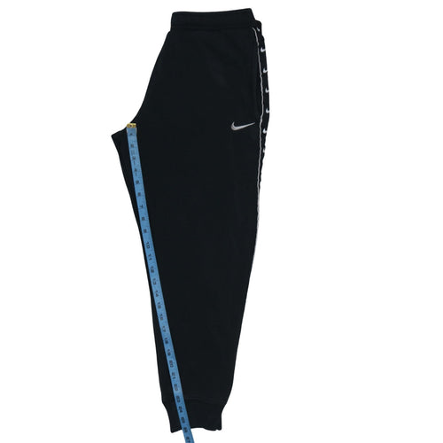 Nike Men's Black Jogger Sweatpants S Regular Fit Fleece Logo