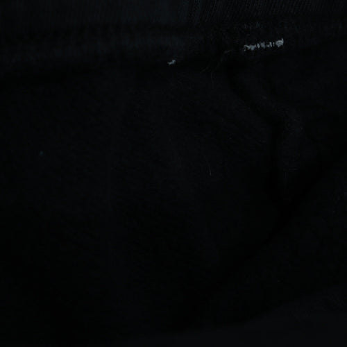 Nike Men's Black Jogger Sweatpants S Regular Fit Fleece Logo