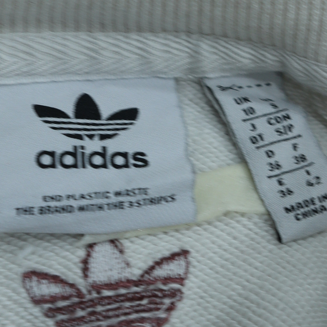 Adidas Womens White Tennis Academy Pullover Sweatshirt Size 10