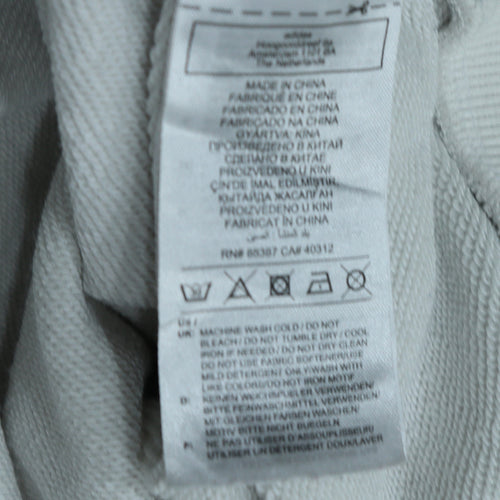 Adidas Womens White Tennis Academy Pullover Sweatshirt Size 10