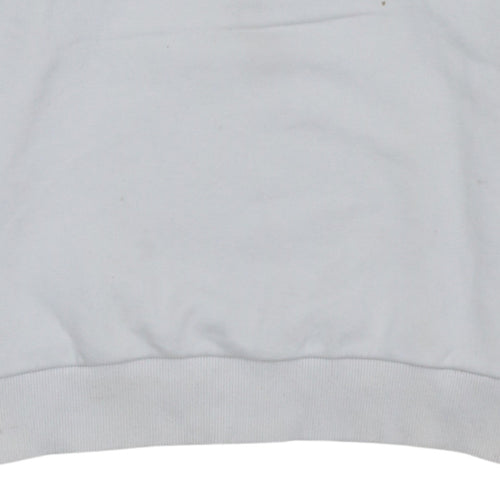 Adidas Womens White Tennis Academy Pullover Sweatshirt Size 10