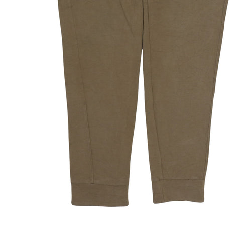 Napapijri Men Brown Jogger Trousers L Regular Fit Cotton Blend