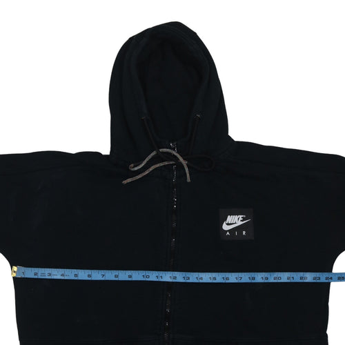 Nike Air Mens Black XL Full Zip Hoodie Fleece Sweatshirt