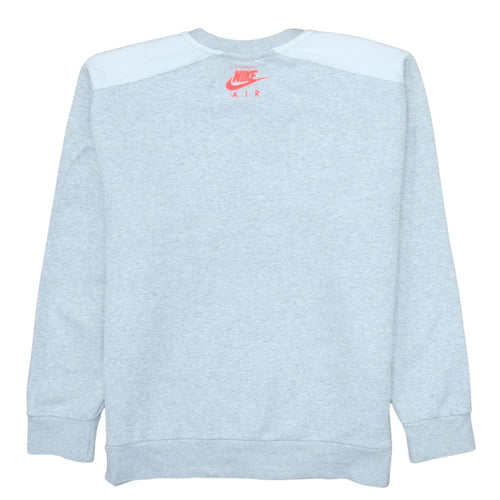 Nike Men's Grey Crew Neck Pullover Sweatshirt Size M
