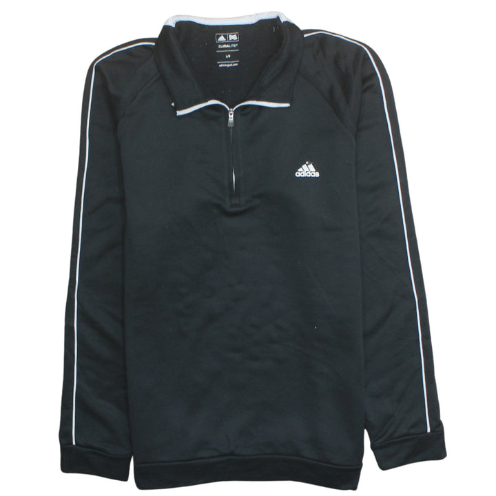 Adidas Men’s Black 1/4 Zip Climalite Golf Sweatshirt Size L