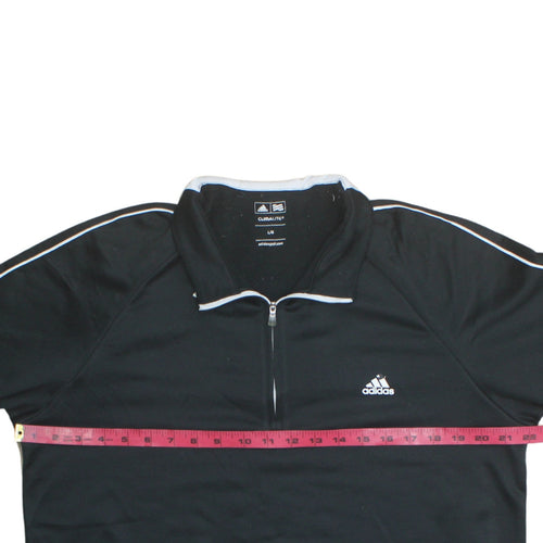 Adidas Men’s Black 1/4 Zip Climalite Golf Sweatshirt Size L