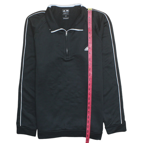 Adidas Men’s Black 1/4 Zip Climalite Golf Sweatshirt Size L