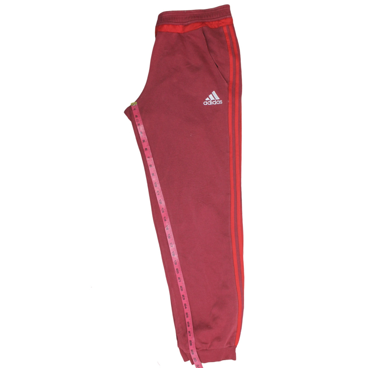 Adidas Men’s Red Bayern Munich Sweatpants L Regular Fit Fleece