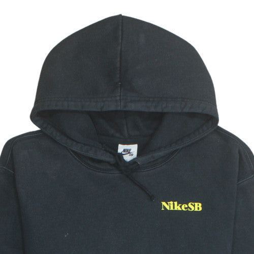 Nike SB Men's Black Pullover Hoodie Small Fleece Skate Sweatshirt