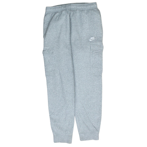 Nike Mens Grey Cargo Jogger Sweatpants Size S Regular Fit