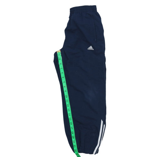 Adidas Boys Blue 13-14 Years Jogger Trousers with Elastic Waist