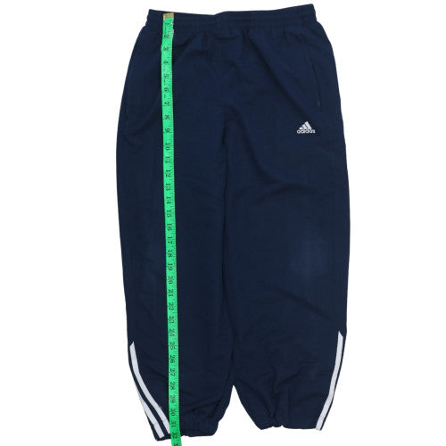 Adidas Boys Blue 13-14 Years Jogger Trousers with Elastic Waist
