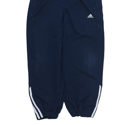 Adidas Boys Blue 13-14 Years Jogger Trousers with Elastic Waist