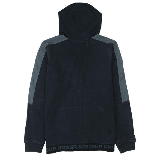 Under Armour Mens Black Full Zip Hoodie Size L Sportswear Fleece