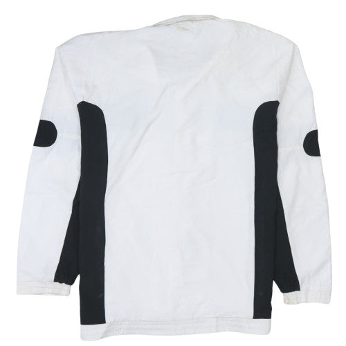 Adidas Mens White Black Medium Track Jacket Clima365 Full Zip