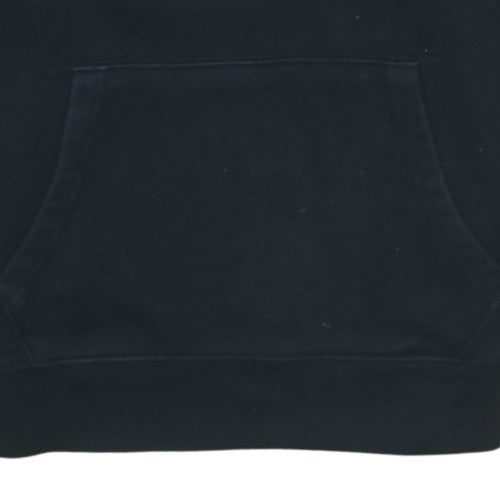Levi's Women Black S Pullover Hoodie with Logo Print