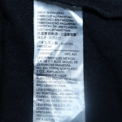 Levi's Men's Black Relaxed Fit Crew Neck Sweatshirt L