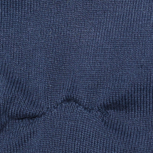 Marks and Spencer Blue Harbour Men's Blue Long Sleeve Polo M