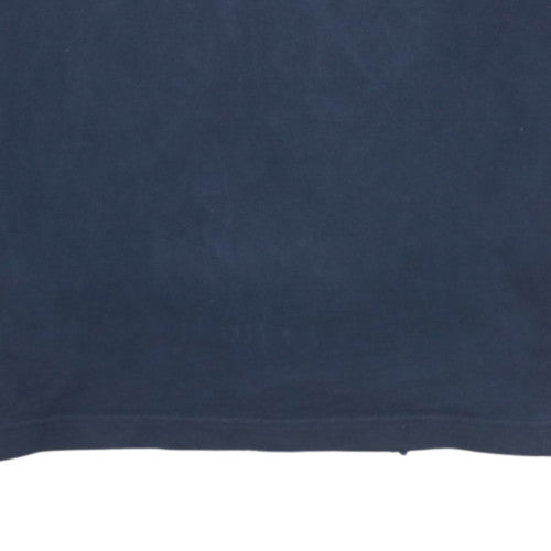 Marks and Spencer Blue Harbour Men's Blue Long Sleeve Polo M