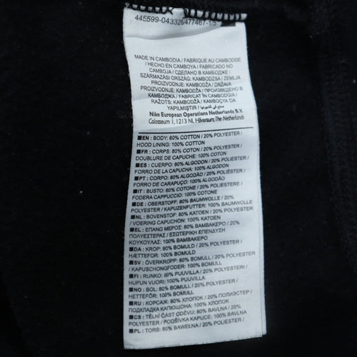 Nike SB Men's Black M Pullover Hoodie with Logo Graphic