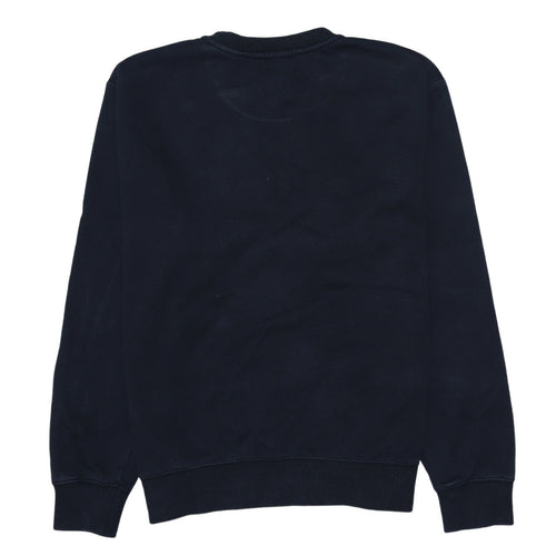 Nike Men's Black Medium Pullover Sweatshirt Crew Neck Embroidered Logo