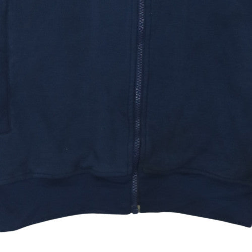 Adidas Mens Blue Full Zip Hoodie M Regular Fit Sportswear