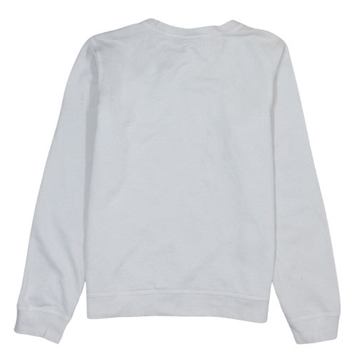 Nike Boys White XL Pullover Crew Neck Fleece Sweatshirt