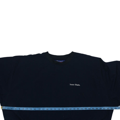 Champion Men's Blue XL Pullover Crew Neck Embroidered Sweatshirt