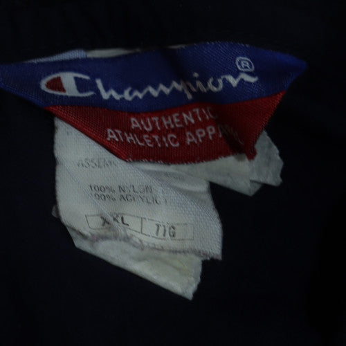 Champion Men's Blue XL Pullover Crew Neck Embroidered Sweatshirt