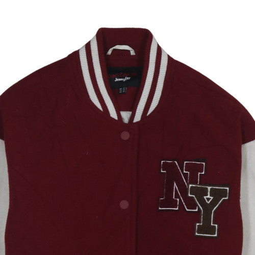 Jennyfer Women's Red Varsity Jacket XS College Style
