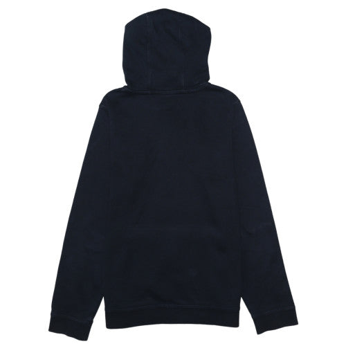 Nike Boys Black XL Pullover Hoodie with Logo Print