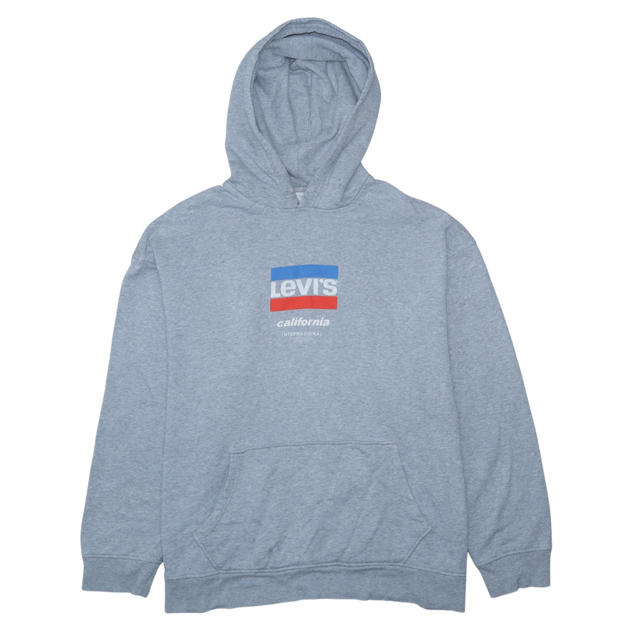 Levi's Men's Grey XL Relaxed Fit Pullover Hoodie Sweatshirt
