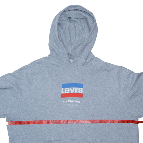 Levi's Men's Grey XL Relaxed Fit Pullover Hoodie Sweatshirt
