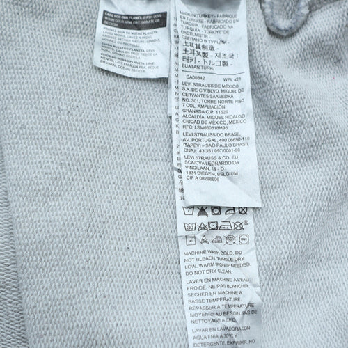 Levi's Men's Grey XL Relaxed Fit Pullover Hoodie Sweatshirt