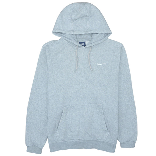 Nike Men's Grey Pullover Hoodie Medium Regular Fit Sports Fleece